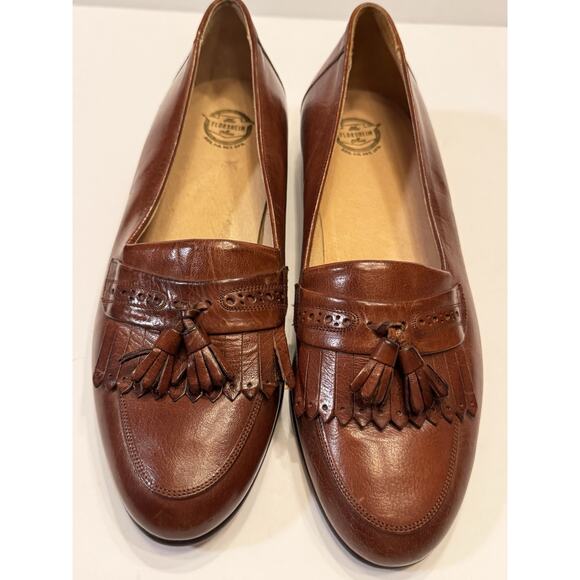 9 D Florsheim Made In Italy Kiltie Tassel Loafers 90445 Narrow Grandpa Chic main image 8